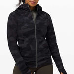 Lululemon  Light Cotton Fleece Scuba Hoodie in Heritage 365 Camo Deep Coal Multi Photo 0