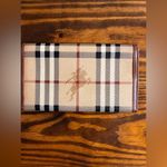 Burberry ’s Vintage Haymarket check Beige Brown Continental envelope long wallet Photo 14