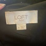 Loft  Black Eyelet Sleeveless Dress Size 6 Photo 7