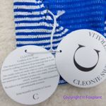 NEW Cleonie Free People Swim Australia blue bikini top blue stripe, one size Size L Photo 8