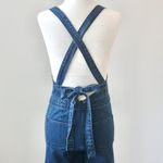 Universal Threads Universal Thread Blue Bow Classic Cross back Feminine Wide-Leg Denim Overalls 0 Photo 1