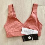 Glyder | Mauve Pink Clay Zebra Gloss Tide Sports Bra New Photo 61