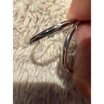 Vintage Sterling Silver Earrings Hoops Laser Etched Statement Pierced Western Photo 4