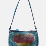 Kurt Geiger NWT  London Party Pochette Purse - Blue Rainbow Photo 0