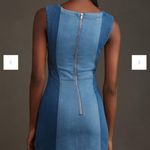 Anthropologie Pilcro Sleeveless Two-Tone Denim Mini Dress from  Photo 3