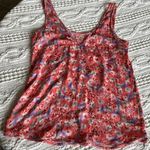 Free People  Blue and Pink Fitted Sleeveless Tank Top Photo 10