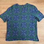 Evan Picone Vintage Evan-Picone 100% Silk Suit Jacket and Shirt in Indian Summer Print Photo 6