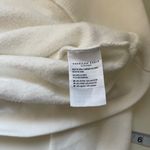 American Eagle White Navy Blue Arm Stripe Ahhmazingly Soft Sweatshirt Photo 8