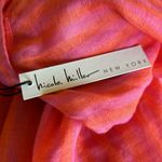 NWT Nicole Nicole Miller New York 100% Linen Shirt European Growth Flax Orange Size L Photo 4