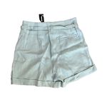 EXPRESS Extreme High Rise Paperbag Green Linen Shorts Sz 10 NWT Soft Girl Photo 3