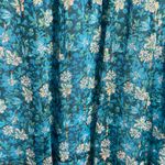 Shoshanna NWT  Danli Floral Chiffon blue midi dress with gold. Size 10 Photo 3