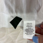 Ralph Lauren Lauren  Dress Cover Up White Cotton Long Sleeve Lace Trim Mini-Small Photo 6