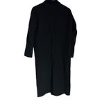 Rabanne Black Three Button Wool Long Sleeve Longline Winter Coat Size 4 Photo 10