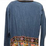 Melissa Vintage Women's Dress Size 14 Blue Western Cowgirl Photo 3