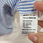 Vilagallo linen Stripe short sleeve blouse Blue Size M Photo 2