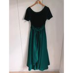 Vintage 90s Emerald Green Formal Gown Size 10 Princess Ball gown Holidays Photo 5