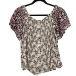 Patrons of Peace  Stitchfix Floral Off Shoulder Boho Blouse Womens S Peasant Top Photo 0