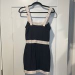 Abercrombie & Fitch Black and Cream Sleeveless Dress Skort Photo 1