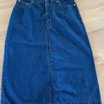 Ralph Lauren Vintage Denim Midi Pencil Skirt size 14 Photo 0