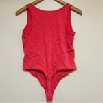 Lululemon Wundermost Nulu Square Neck Bodysuit Tank Top Bright Pink Size 4 Photo 2