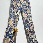 MOTHER Blue and Cream Floral Pants Size 25 Photo 0