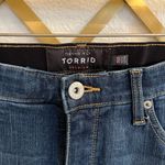 Torrid  Sky High Skinny Jeans Button Fly Blue 16 Photo 2