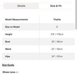 Love Shack Fancy NWT  one piece swimsuit paisley peony floral small shailee small Photo 7