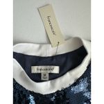 NWT! Sz: M Navy White Tiered Sequin GAME DAY Dress by Francesca's Spirit (b21) Blue Size M Photo 3