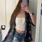 thumbs up floral Hawaiian shirt Blue Size L Photo 2