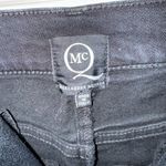 Alexander McQueen  Black Faux Leather Skinny Jeans‎ sz 25 Photo 6