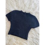 SKIMS Cozy Knit Crop Top Onyx Size L/XL Photo 5