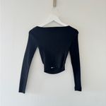 Aritzia  Yacine Black Cut Out Long Sleeve XS Photo 3