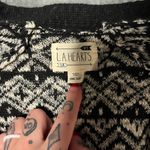 LA Hearts  Pacsun Black and White Print Cardigan Photo 2