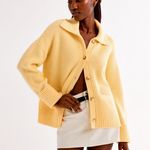 Abercrombie & Fitch  Ribbed Collared Cardigan Photo 0