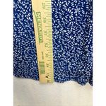 Kaileigh Kaela Faux Wrap Knit Dress Navy White Floral Print Short Sleeve M New Photo 7