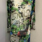 Solitaire Ravi Khosla Embellished V-Neck Caftan Swim Beach Cover Up Size M Photo 3