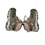 Keen Hiking Boots Women 8.5 Brown Pink Leather Gorpcore Outdoors Waterproof Photo 4