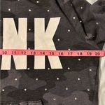 PINK - Victoria's Secret  Rhinestone Black/Gray Camo Hoodie Size Small Photo 6