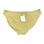 ANDIE NWT Swim Size XL Sage Green Textured Bikini Bottoms Low Rise Hippie Boho Photo 1