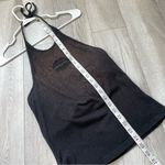 Gap Y2K Tank Top halter lips graphic womens Black (small) vintage going out Photo 4