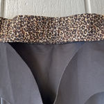 Varley  Sherman Sports Bra‎ High Neck Longline in Classic Leopard Size S Photo 7