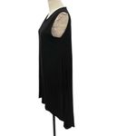 Michael Lauren Walt Le Black High-Low Dress Cotton Sleeveless Size Large Photo 6