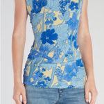 Roberto Cavalli  Tropical Print Criss Cross Top Photo 0