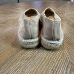 Anthropologie  Manebi NEW Suede Ballet Flat Espadrilles Hamptons Taupe Size 38 Photo 5