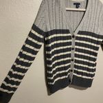 Tommy Hilfiger Striped Button Front Long Sleeve Cardigan | Sweater Photo 2