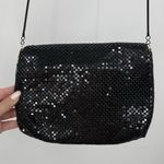 Vintage Black Mesh Metal Crossbody Purse Evening Formal Photo 9