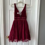 Coya Collection Burgundy Fairy Grunge Mini Dress Womens Size Small NEW *FLAW Photo 14