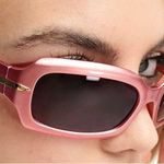 ASOS Pink Rectangular Sunglasses Photo 0