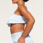 SKIMS NWOT  Glacier Blue Bridal Silk Super Cropped Cami Photo 3