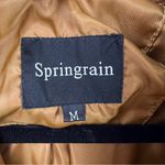 Springrain Camel Faux Leather Moto Jacket, Quilted Zip Pockets, Lined Medium Tan Photo 7
